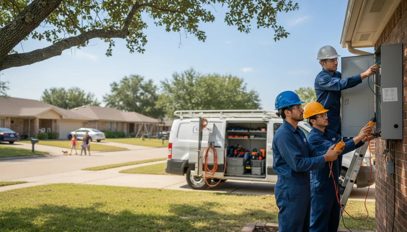 Certified electrician providing emergency electrical services in Melber, KY